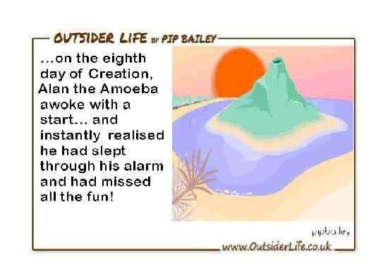Amoeba sleeps through Creation