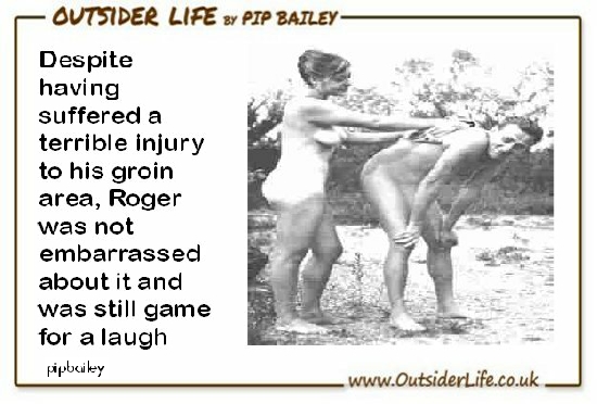 Roger is game for a laugh