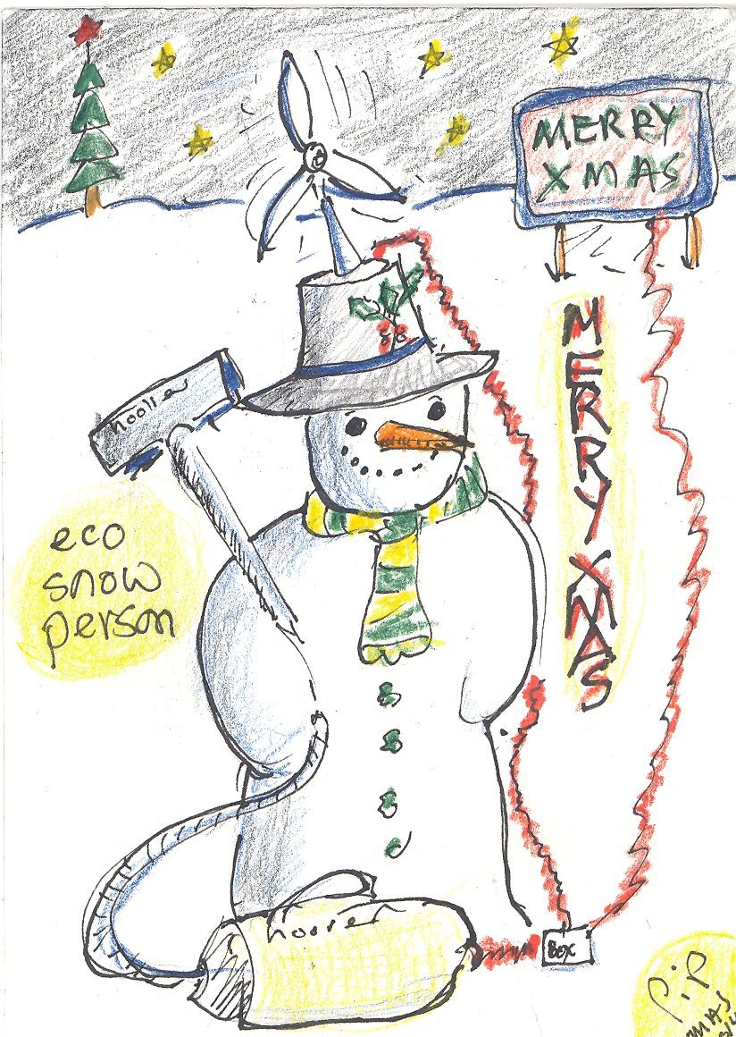 SEASONS: Eco snowman